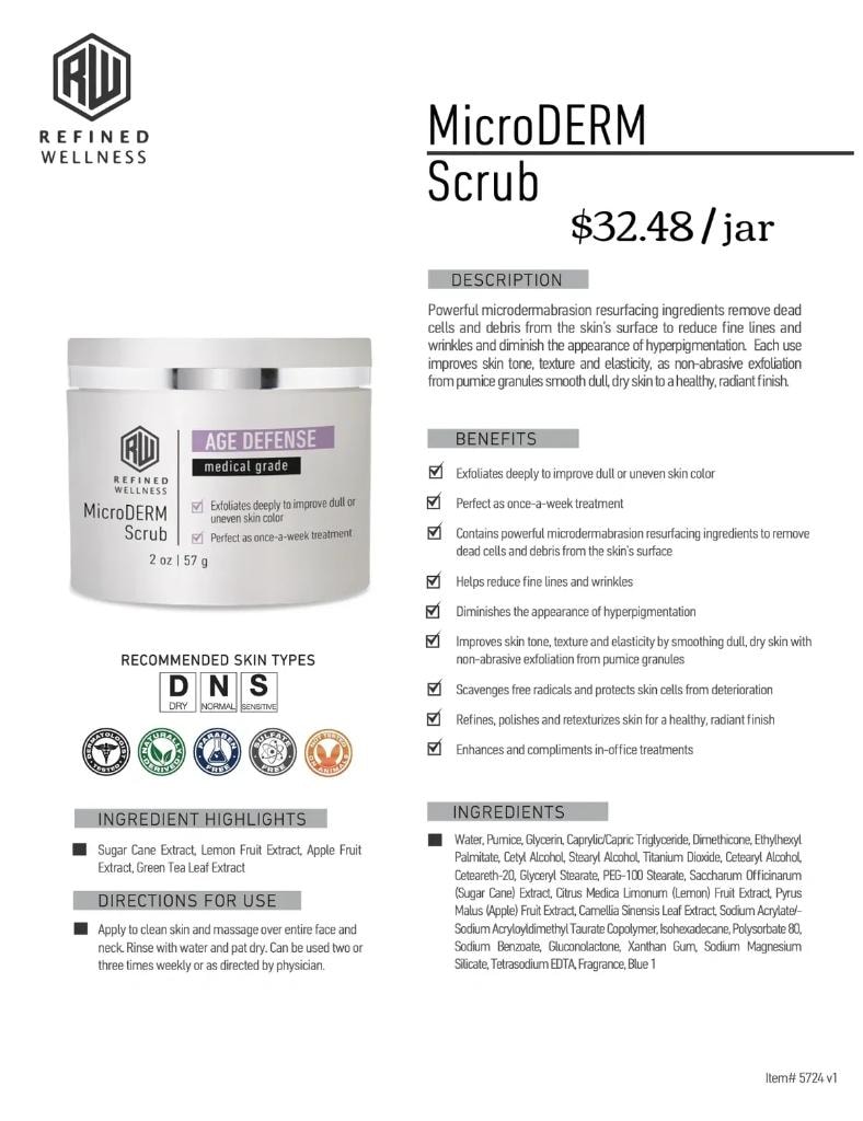MicroDERM Scrub